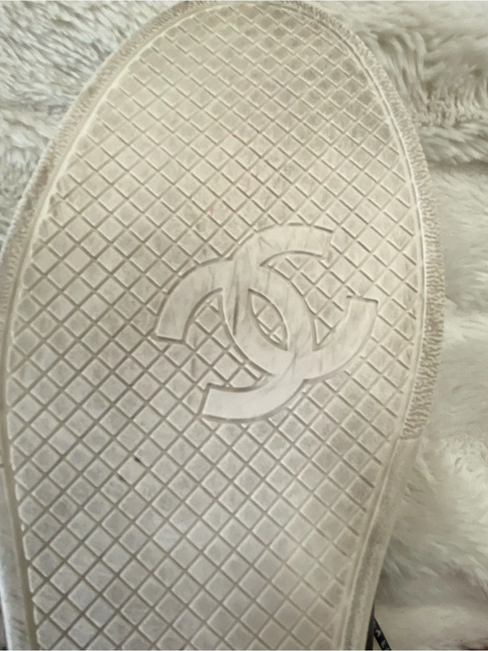 CHANEL Black and White Logo Ribbon Lace Low-Top Sneakers Size 39